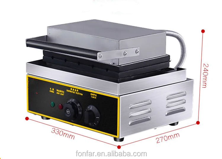 Stainless Steel Waffle Hotdog Maker/electric Hot Dog Making Machine /ce