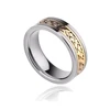New Fahion Tungsten Carbide Mens Wedding Rings with Twisted Surface