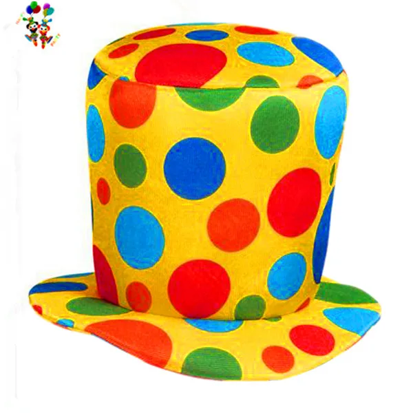 spotty multicolour fancy dress costume party novelty clown top