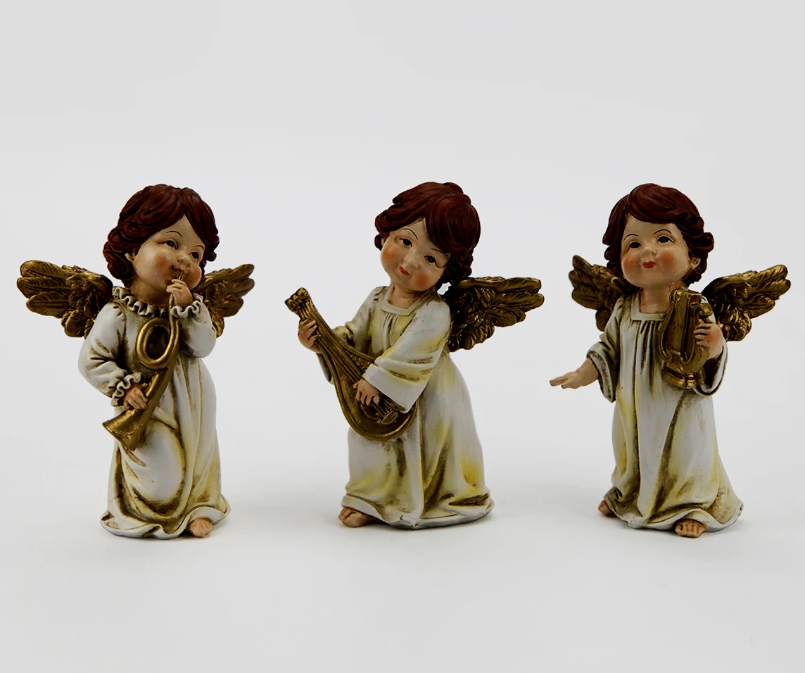 miniature cherub figurines