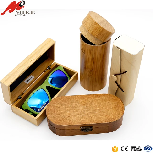 custom logo fashion bamboo sunglass box,wooden sunglasses case