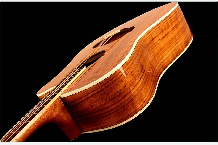 Factory High Quality M215 41 Inch Walnut Plywood Electric Acoustic