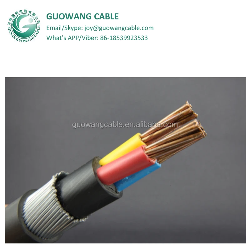 Ccc Standard Xlpe Coated Electric Transmission 3x16mm2 Power Cable Nh