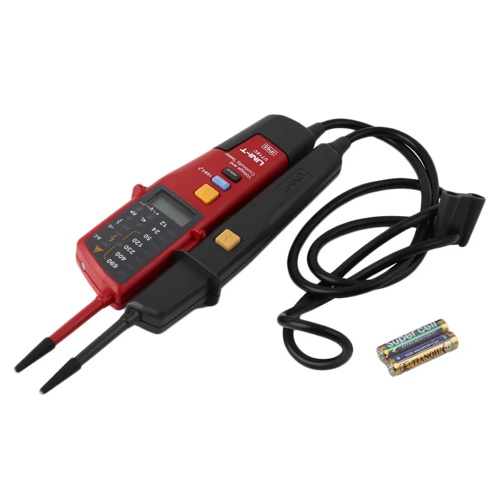 Uni-t Ut18c Auto Range Voltage Meter Continuity Tester Lcd ...