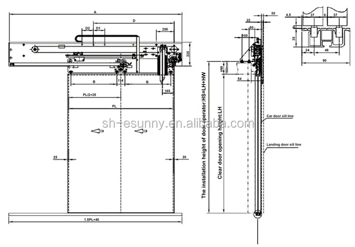 Mitsubishi Selcom Parts Elevator Door Operator Lift Door Operator Buy Car Parts Passenger Elevator Machine Parts Product On Alibaba Com