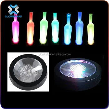 2016 Hot Sale Party Decoration Led Light Base White Led Coaster