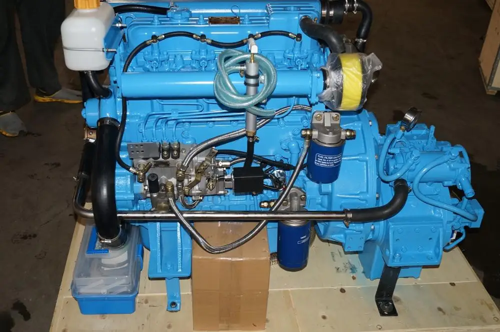 Hf-4105 Water Cooled 80 Hp Marine Diesel Engine With Gear Box - Buy 80 ...