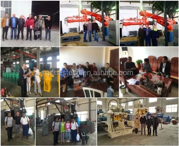 Foundry automatic sand core shooting machine for faucet casting production line