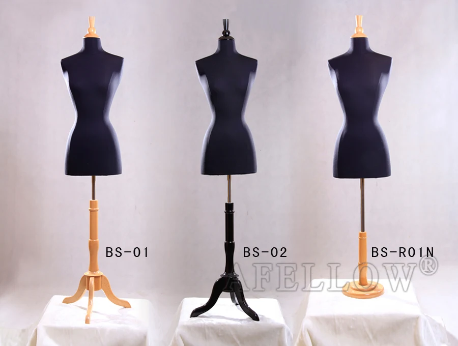 F2/4bk Black Mannequin Dress Form Halflength Female Body Model Buy