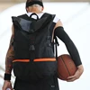 Custom logo travel rolltop backpack gym sport soccer ball bag Outdoor football basketball backpack men
