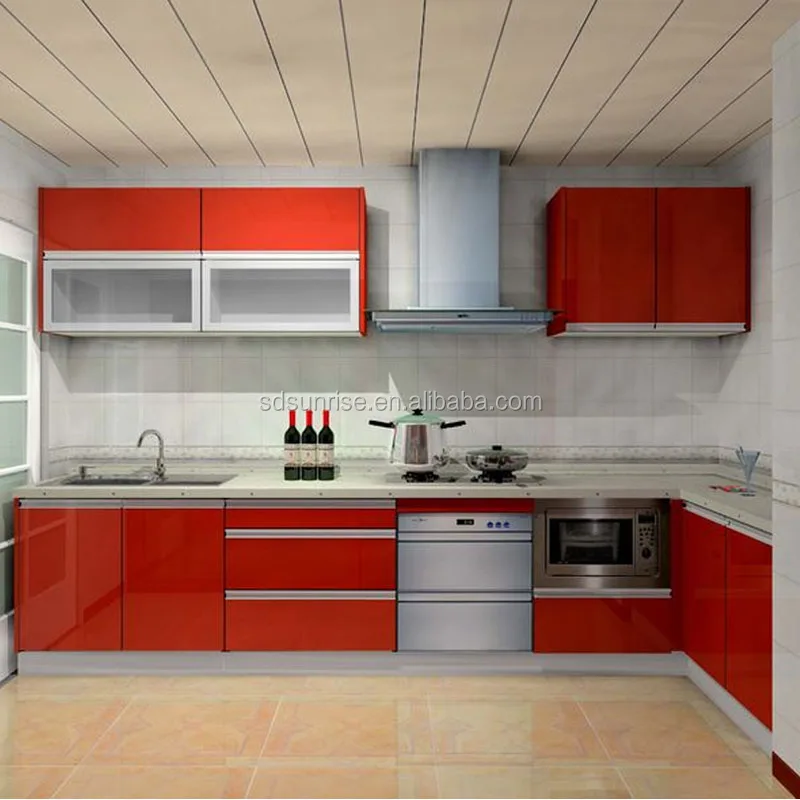 New Fashion Laminated Mdf Kitchen Cabinets Design For You Buy