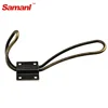 Hot Sale Brown and black rustic wall hook metal vintage wall hook coat clothes hanger hooks