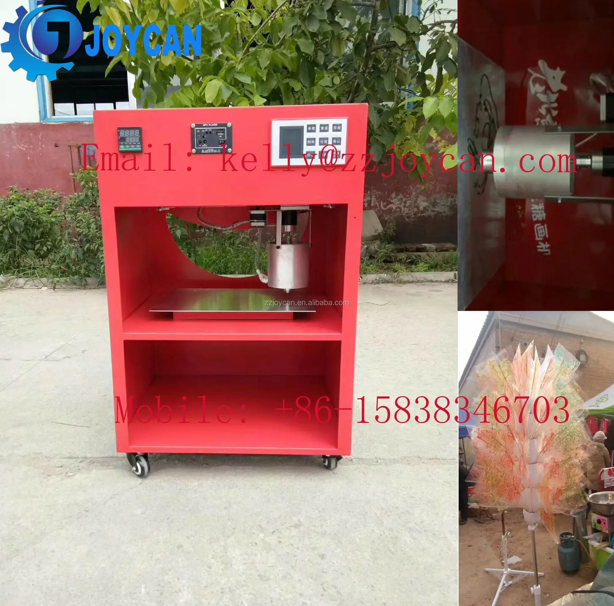 Commercial Sugar Drawing Machine Candy Crane Machine Cotton Candy