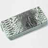Women Purse Clutch Zip Around Faux PU Leather Snake Skin Print Python Continental Slim Wallet