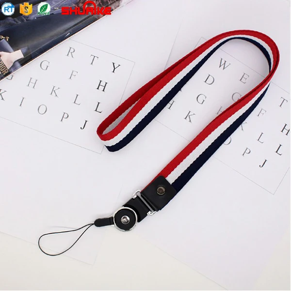 Thick Hand Woven Sublimation Fabric Lanyard,Mobile Phone Strap Hang ...