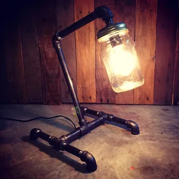 mason jar table lamp