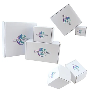 Factory Wholesale White Cardboard Boxes Glossy White Collapsible Gift