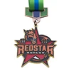 Die casting techniques soft enamel spin medal marathon finisher prize medal