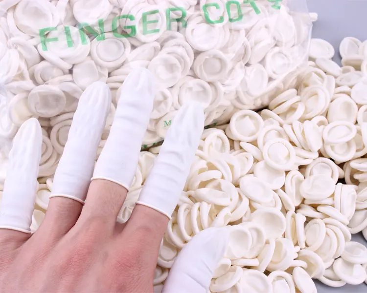 Wholesale White Industrial Finger Cots Malaysia Finger Cots For