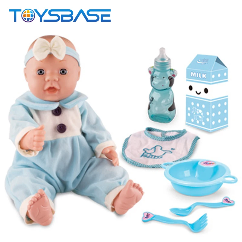 baby doll drinking milk