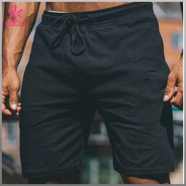 Custom Plain Gym Clothing Mens Comfort Cotton Spandex Sports Shorts ...