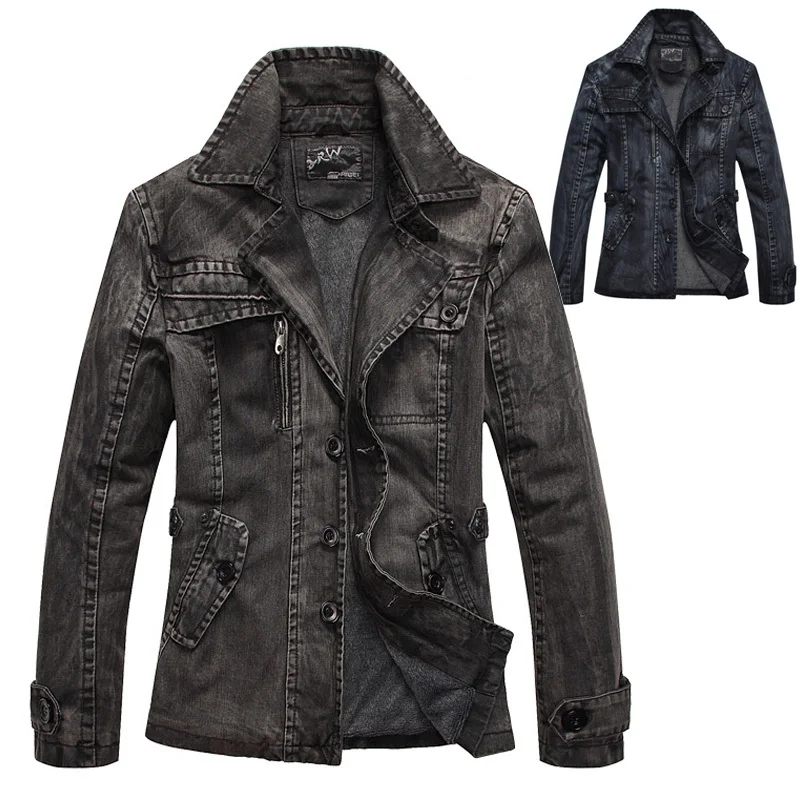 2013 Winter Cool Mens Fashion Denim Jacket , Men's