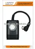2-outlet outdoor mechanical daily timer