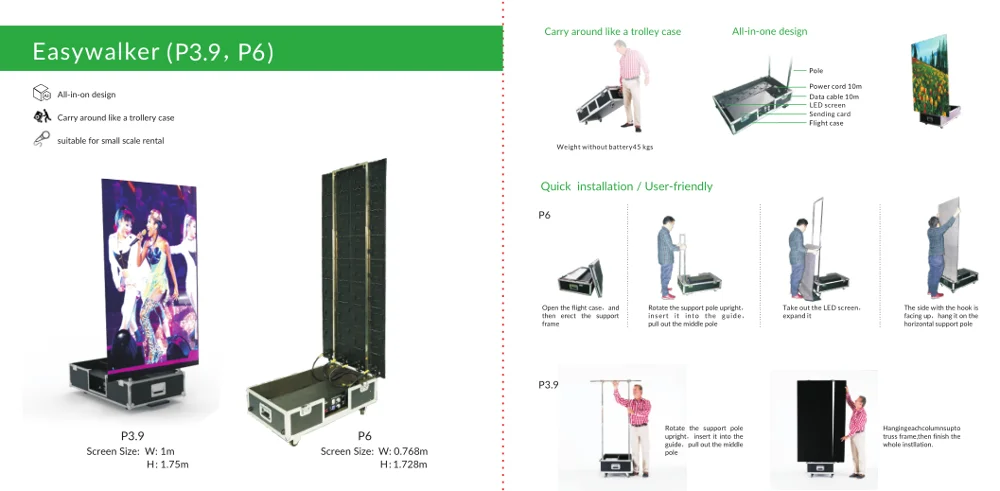 Outdoor & Indoor P10 P8 P6 P5 P4 P3 Novastar Wireless control flexible led module G-energy Kinglight Wedding scene LED screen