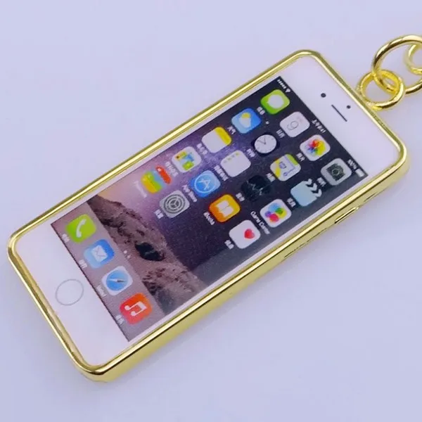 Creative Custom 3d Mobile Phone Shape Keychain Keyring Mobile Phone