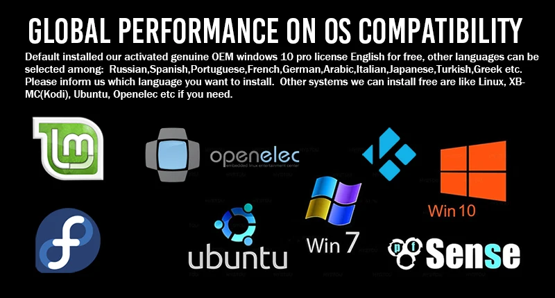 barebone system mini pc 2 ethernet tower thin itx ultra low power mini pc with 2*1000M network card 1080p output