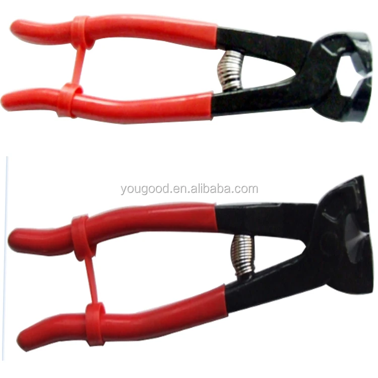 Tungsten Carbide Tipped Glass Nipper Glass Pliers Cutting Edge Pliers