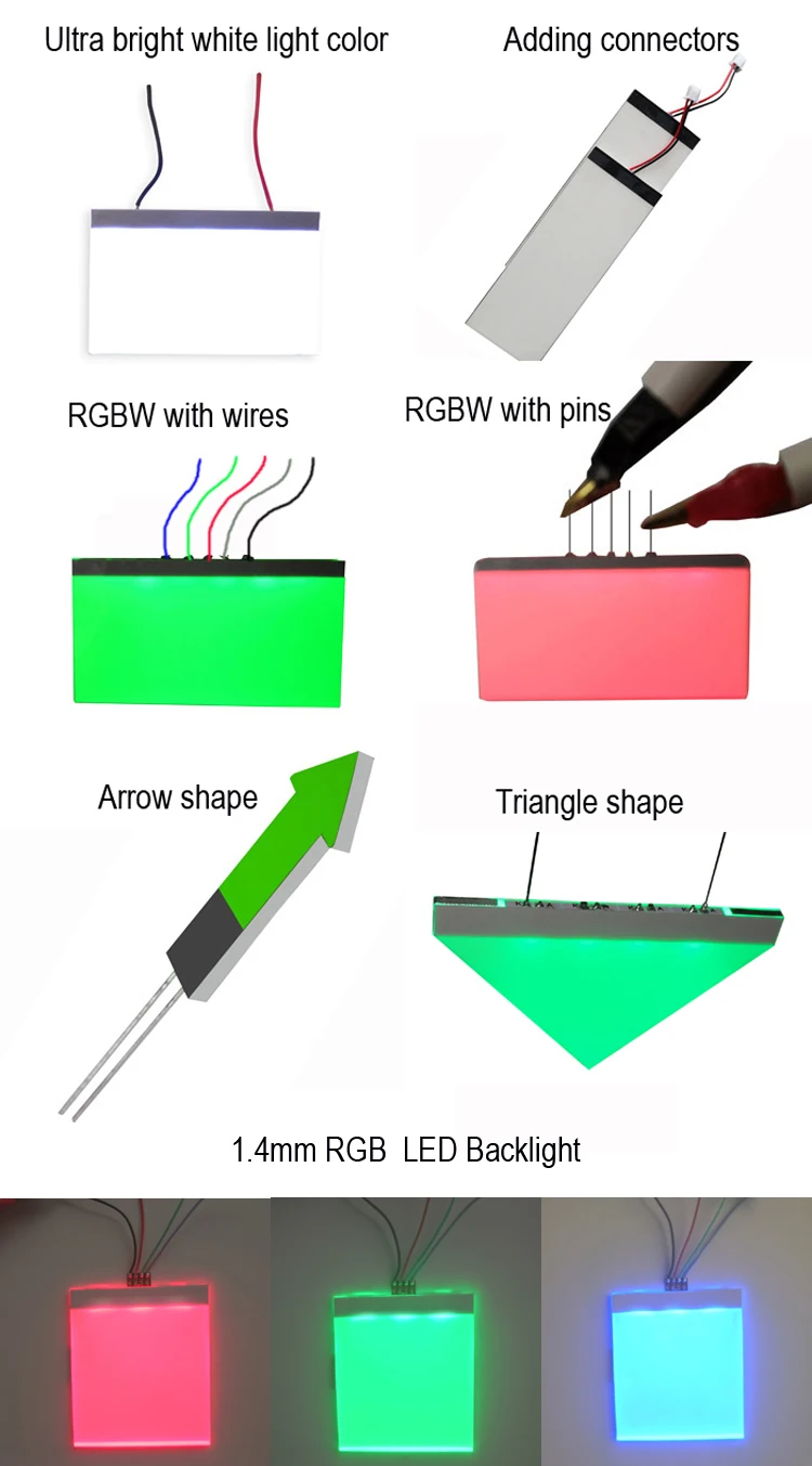 Unionleds Tn Segment Lcd Display Panels For Wholesales