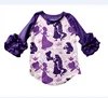 boutique girls raglan t-shirt print a dance princess let your baby look princess wholesale shirt