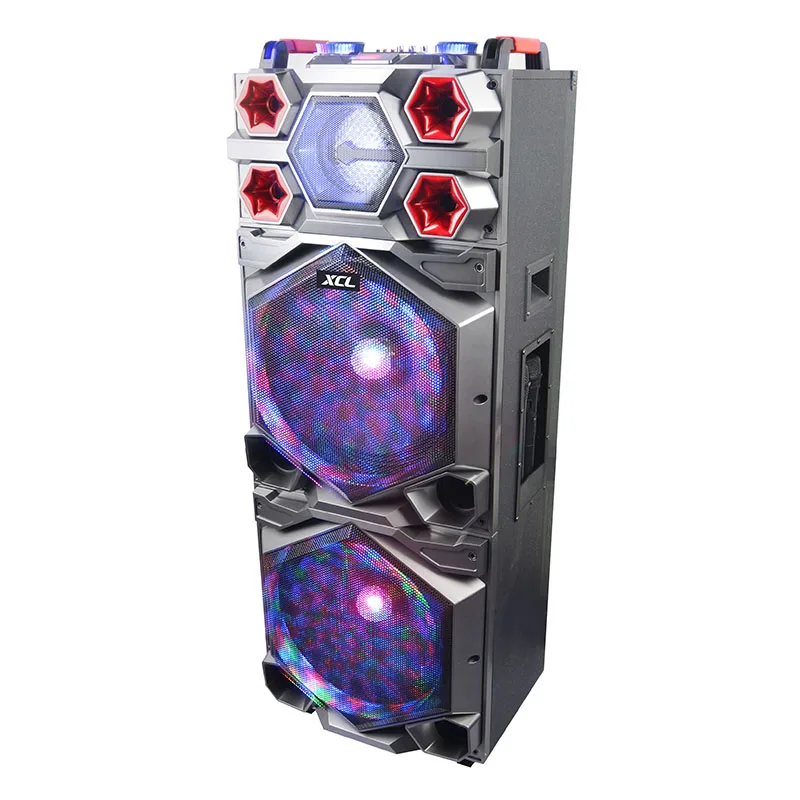 Outdoor Trolley 15 Inch Stage Speakers Box,Big Power Portable Wireless