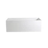 1700 mm wave inside shaped design rectangular style freestanding solid surface bathtub bathroom bath stand alone tub