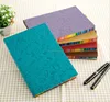 Colored edge diary/school composition notebook