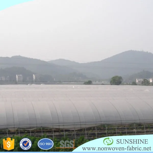 100% pp non woven fabric used for agriculture greenhouse covering or plant cover or weed mat