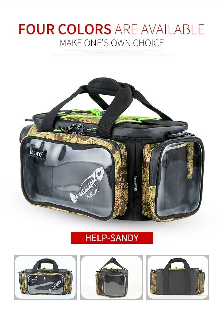 Multipurpose Fishing Shoulder Bag Boat Bag 40cm*20cm*20cm Fishing Bag