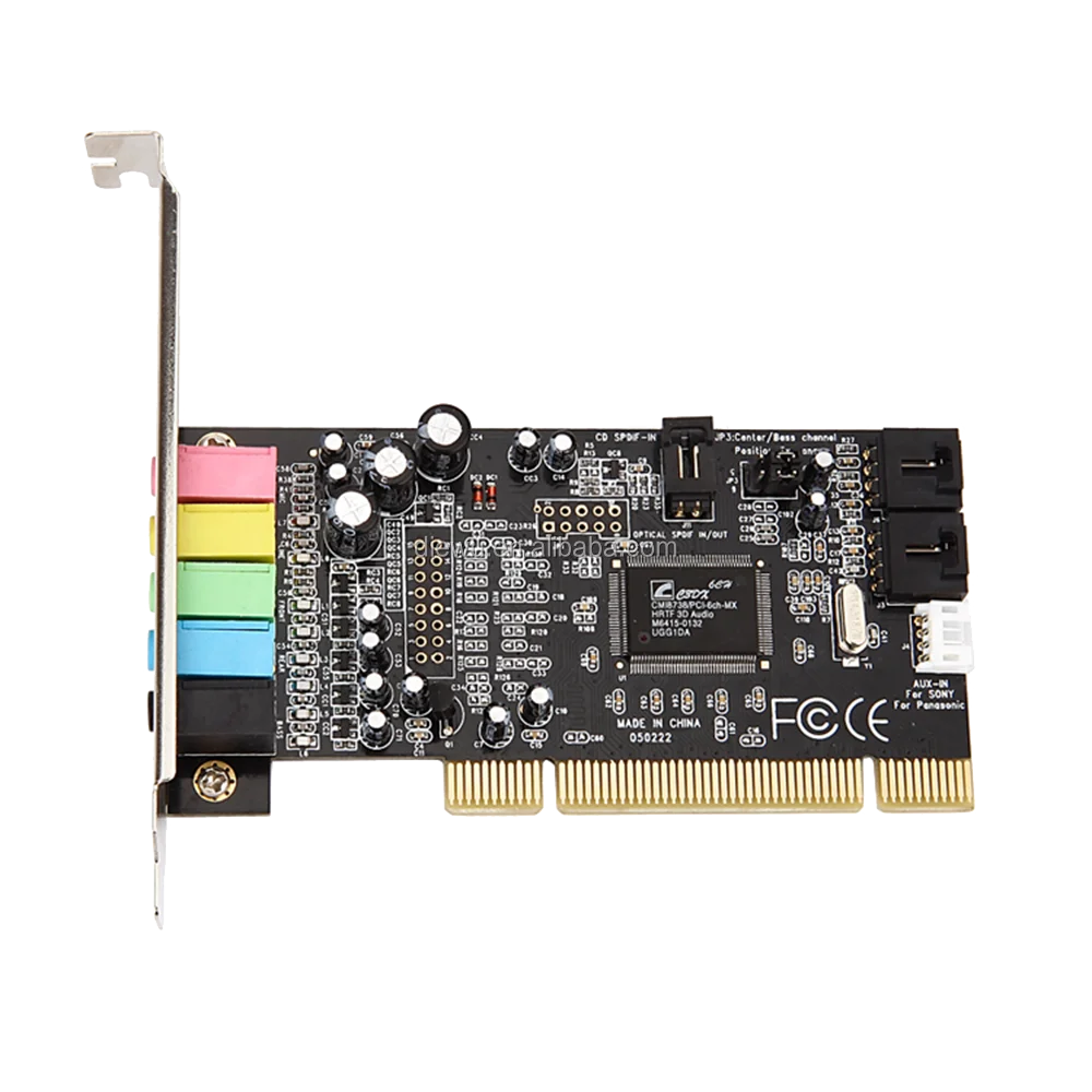 Sound card. PCI-E 8738 (C-Media cmi8738 (LX/SX) 5.1 Bulk НИКС. Звуковая карта cmi8738/PCI-6ch-LX. Звуковая карта 5.1 низкопрофильная. Звуковая карта PCI 8738 (C-Media cmi8738-SX) 4.0 Bulk.