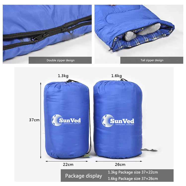 hollow cotton sleeping bag