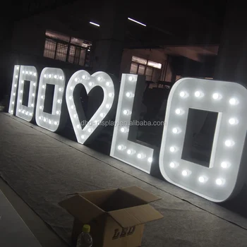Led Marquee Letter Giant Light Up Lights Waterproof Prop Led Marquee Letter Giant Light Up Lights Waterproof Prop