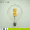 SHEN ZHEN LEDORA G80 G95 G125 led globe lamp 220V 360 degree all glass vintage led filament dimmable