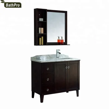 40 Inch American Modern Style Single Sink Walnut Vanity Bathroom 40 Inch American Modern Style Single