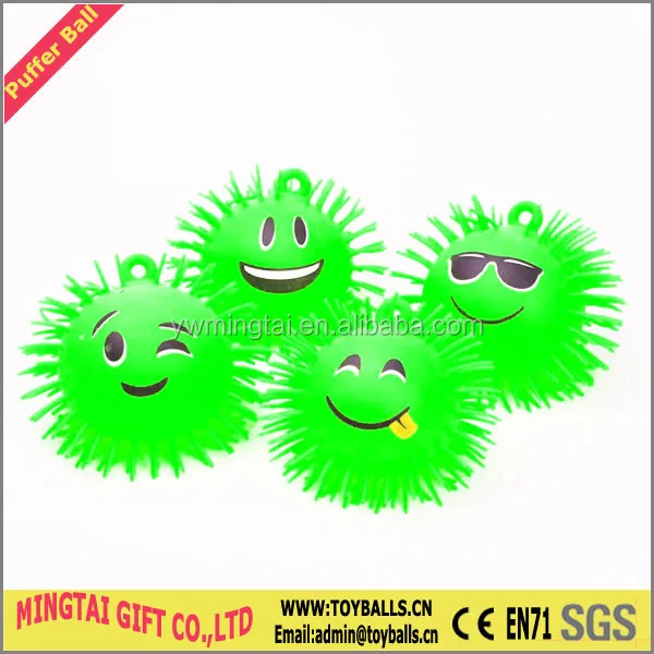 スマイリーフェイスtrp素材点滅フグボールおもちゃ Buy フワフワフグボール スパイキーフグボール 動物フグボール Product On Alibaba Com