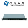 China Intel haswell core i3 i5 i7 processor 1U rack mount chassis nic lan 8 ethernet ports 4 SFP networking linux server
