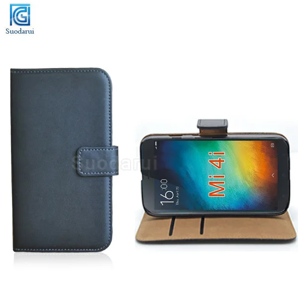 For Xiaomi MI 4I Mix Colors Book Stand Wallet Flip Leather phone Cases