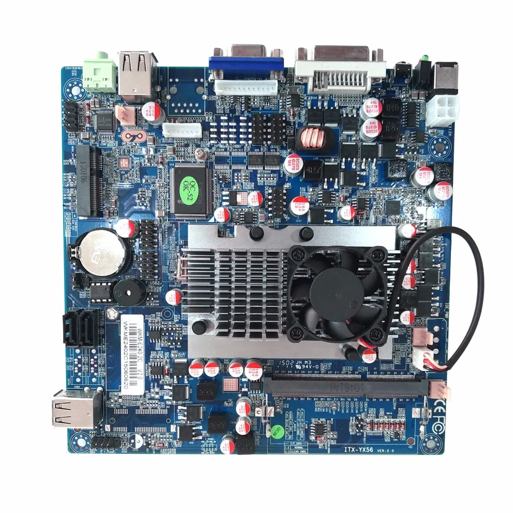 Amd E450 1.6ghz Cheap Dc 12v Motherboard With Two Display Connector