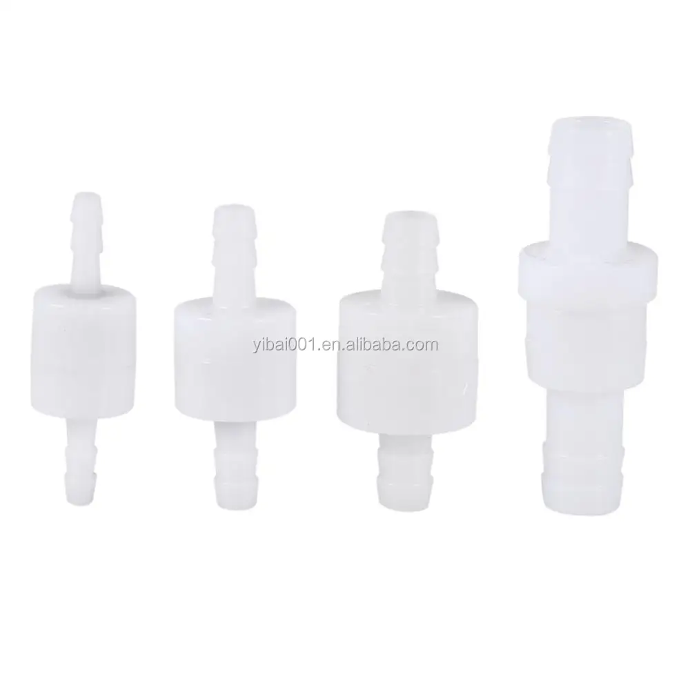 Inline Check Valve One Way Check valve Plastic Durable for Fuel Oil Water Gas Air Non Return Check Valve 6mm
