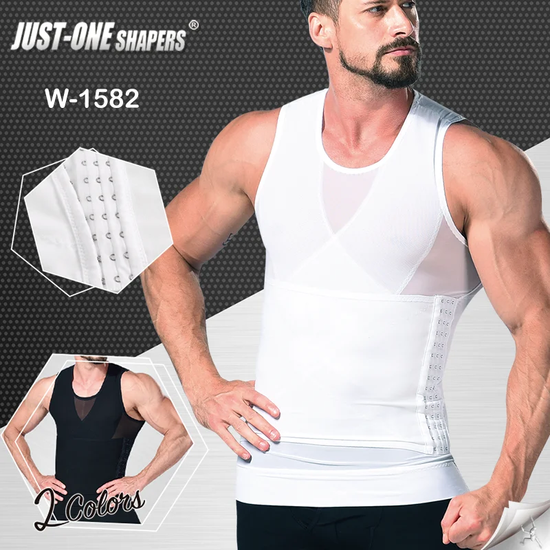 
High Powernet 3 Row Hook And Eye Clasps Belt Vest man shapers mane shapewear 