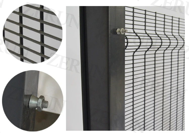 High Security Fence/galvanized Steel Fence/358 Security Fence Prison Mesh
